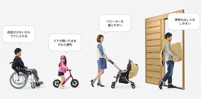 【玄関】介護しやすい家・老後快適な家