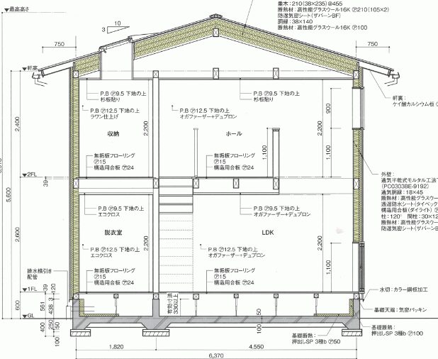 【断面図】設計図面の見方・チェックポイント