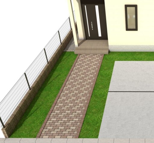 玄関アプローチにかかった外構費用