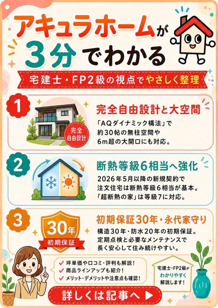 アキュラホームが3分でわかる宅建士講座