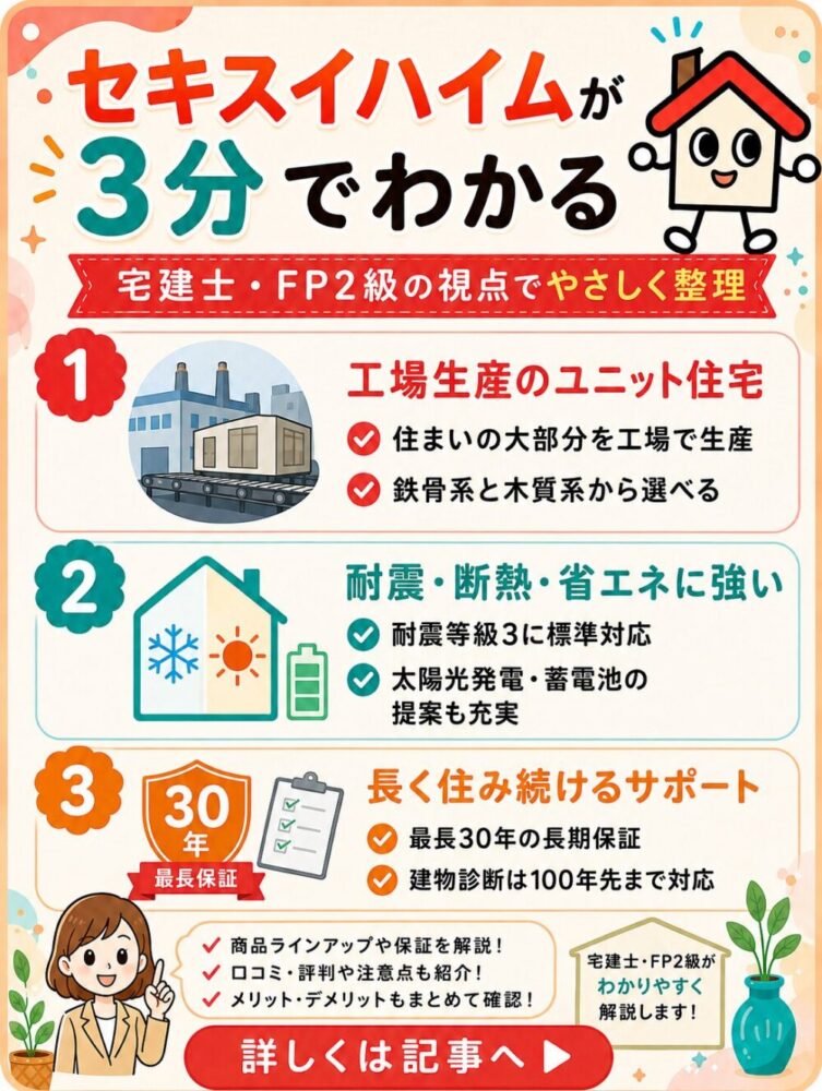 セキスイハイムが3分でわかる宅建士講座