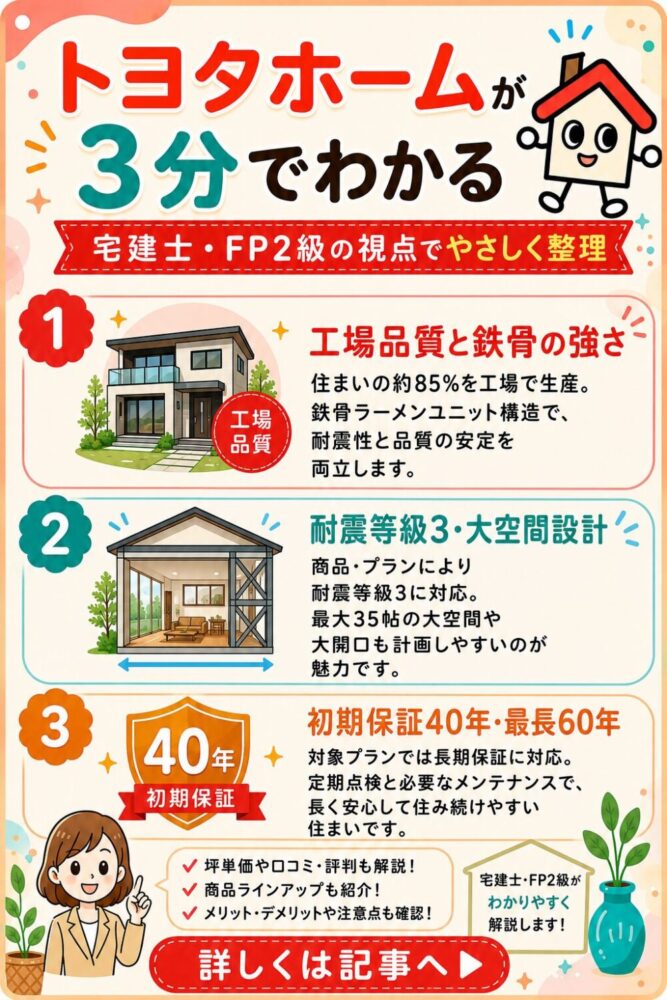 トヨタホームが3分でわかる宅建士講座