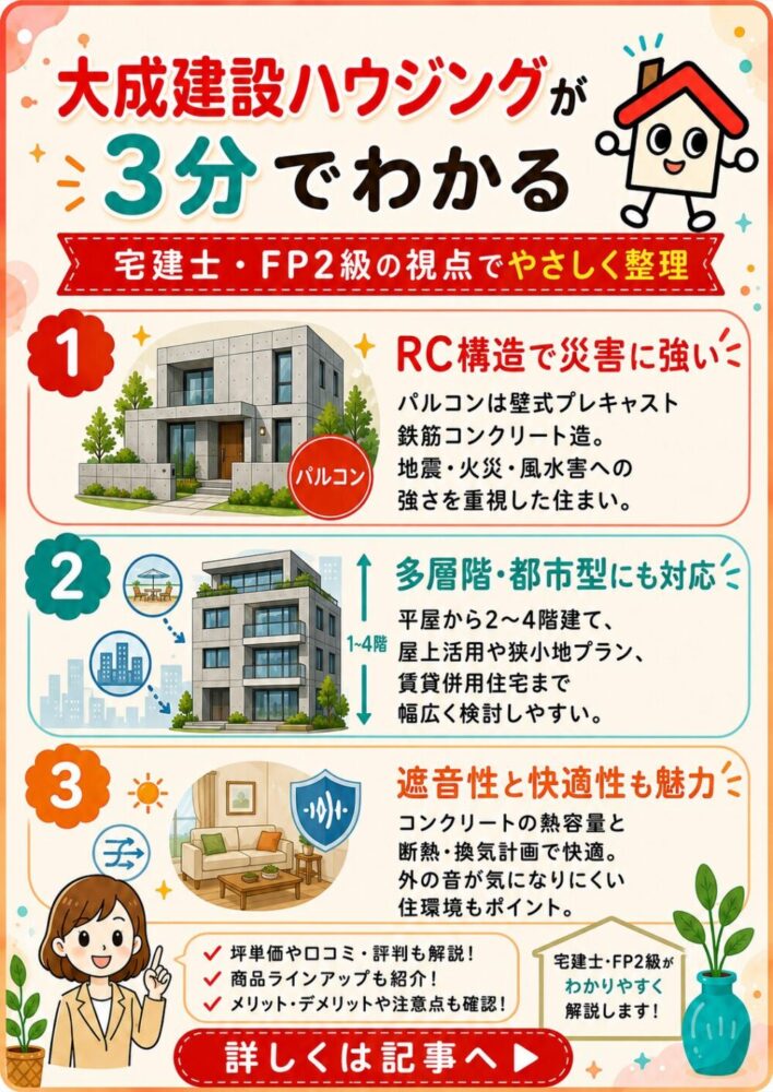 大成建設ハウジングが3分でわかる宅建士講座