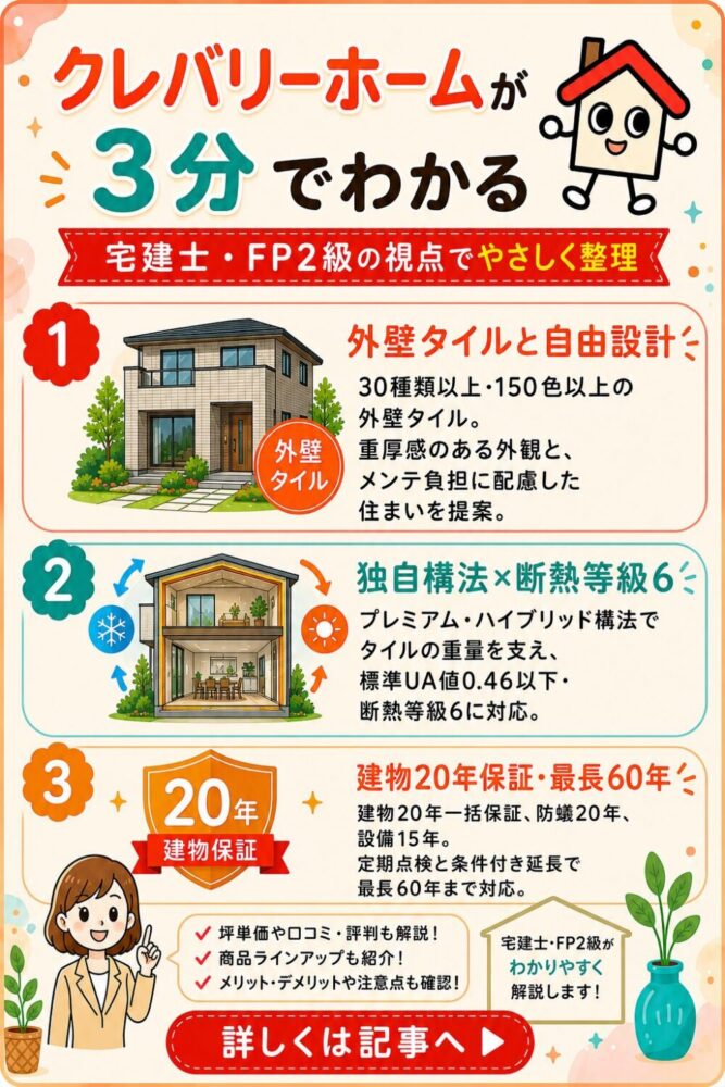 クレバリーホームが3分でわかる宅建士講座