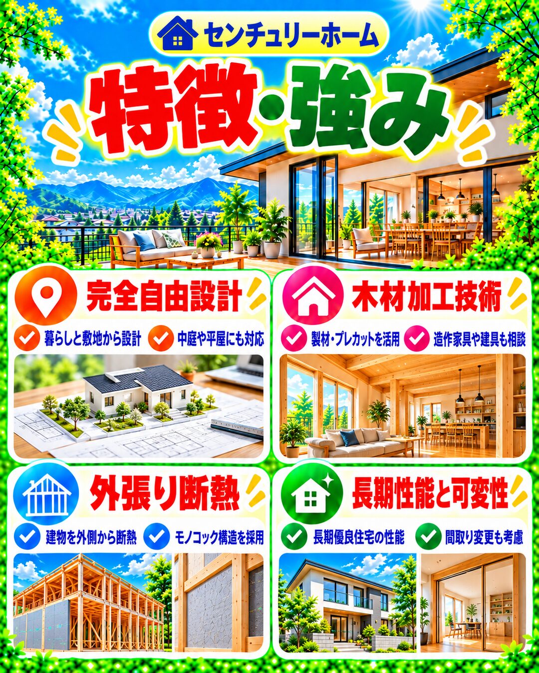 センチュリーホームの特徴・強み