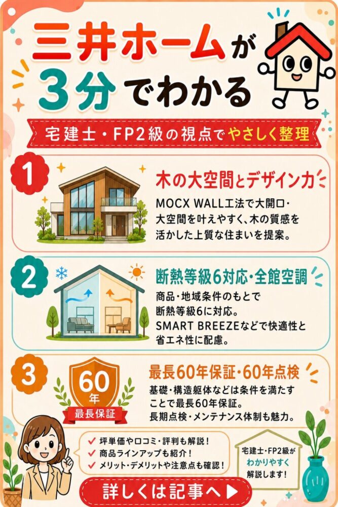 三井ホームが3分でわかる宅建士講座