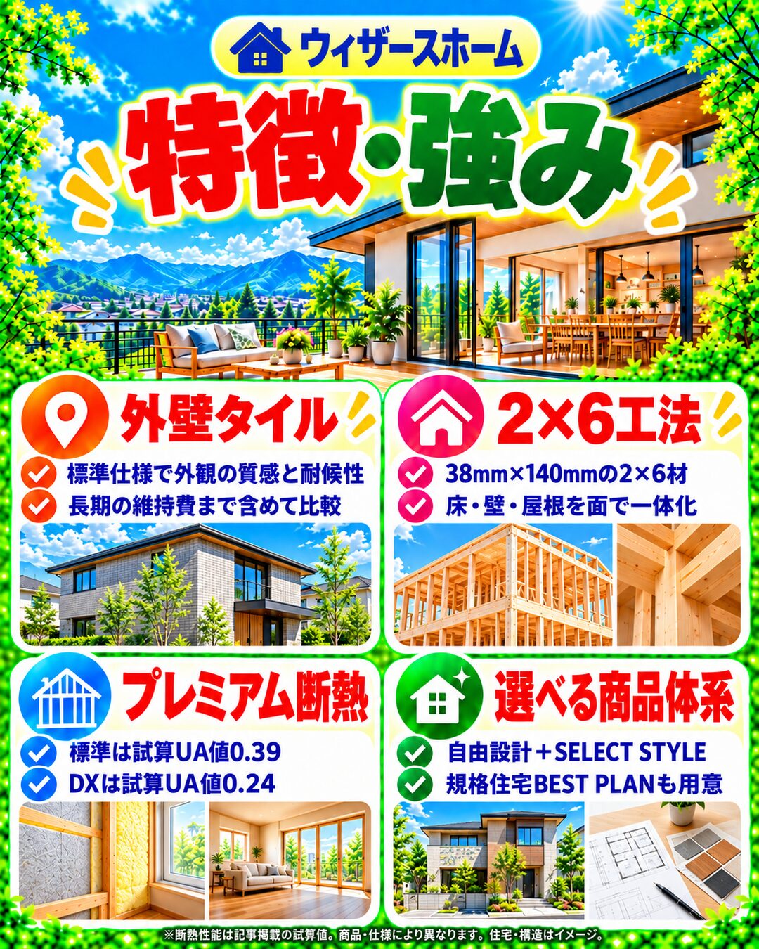 ウィザースホームの特徴・強み