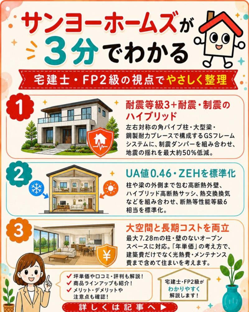 サンヨーホームズが3分でわかる宅建士講座
