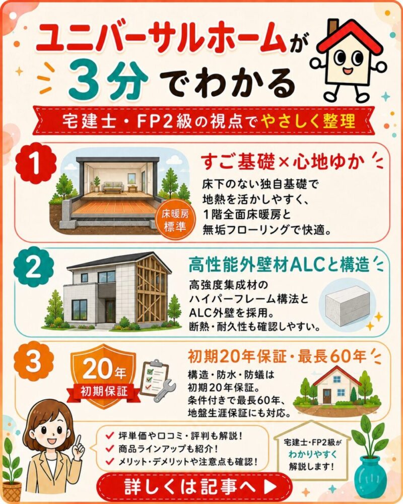 ユニバーサルホームが3分でわかる宅建士講座
