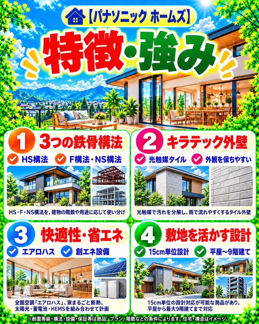 パナソニック ホームズの特徴・強み