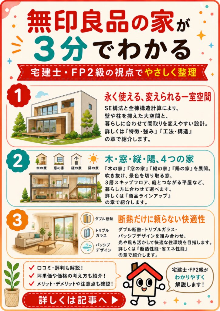 無印良品の家が3分でわかる宅建士講座