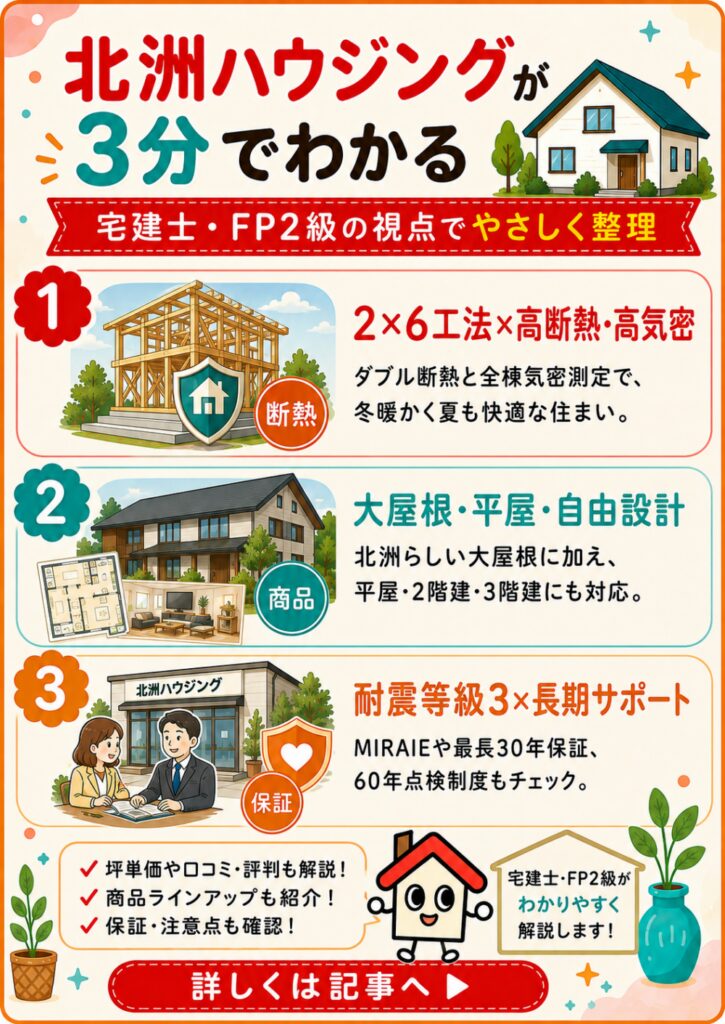 北洲ハウジングが3分でわかる宅建士講座