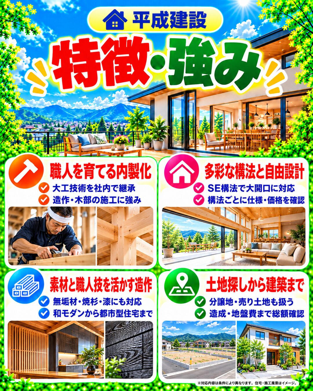 平成建設の特徴・強み