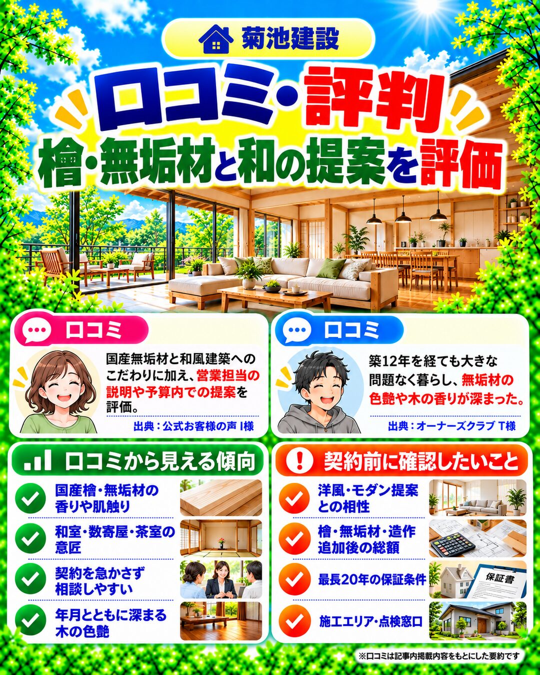 菊池建設で実際に家を建てた人のリアルな口コミ評判