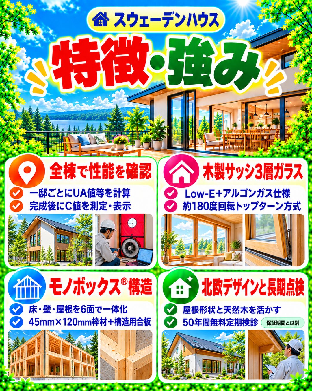 スウェーデンハウスの特徴・強み