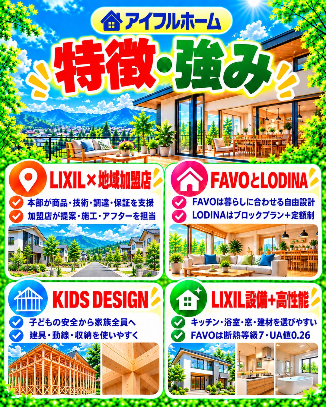 アイフルホームの特徴・強み