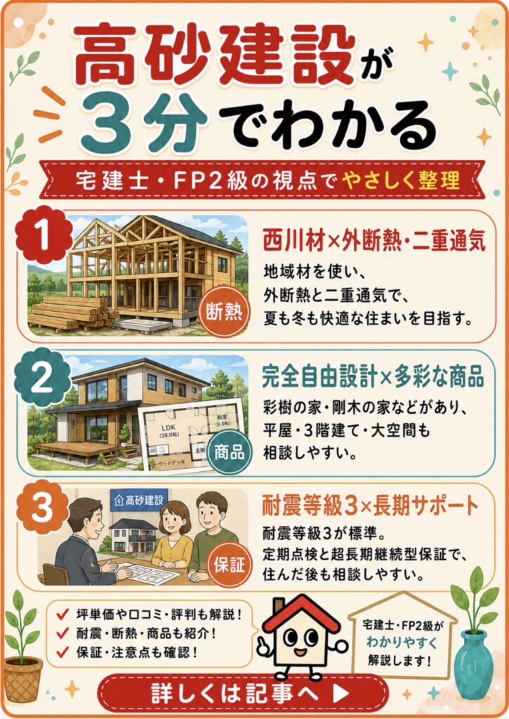 高砂建設が3分でわかる宅建士講座