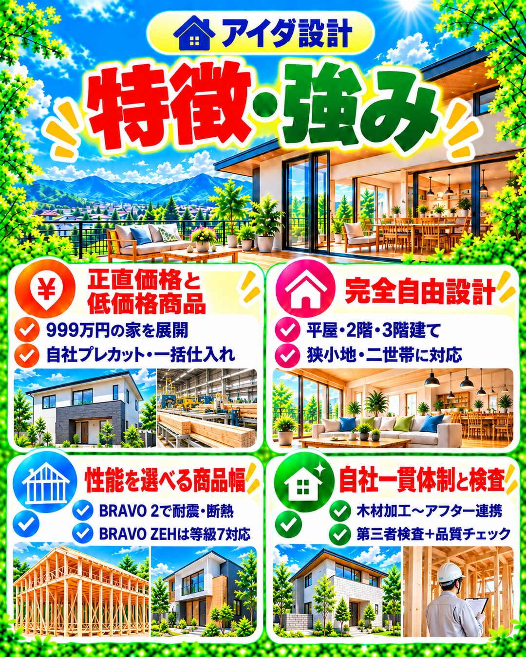 アイダ設計の特徴・強み