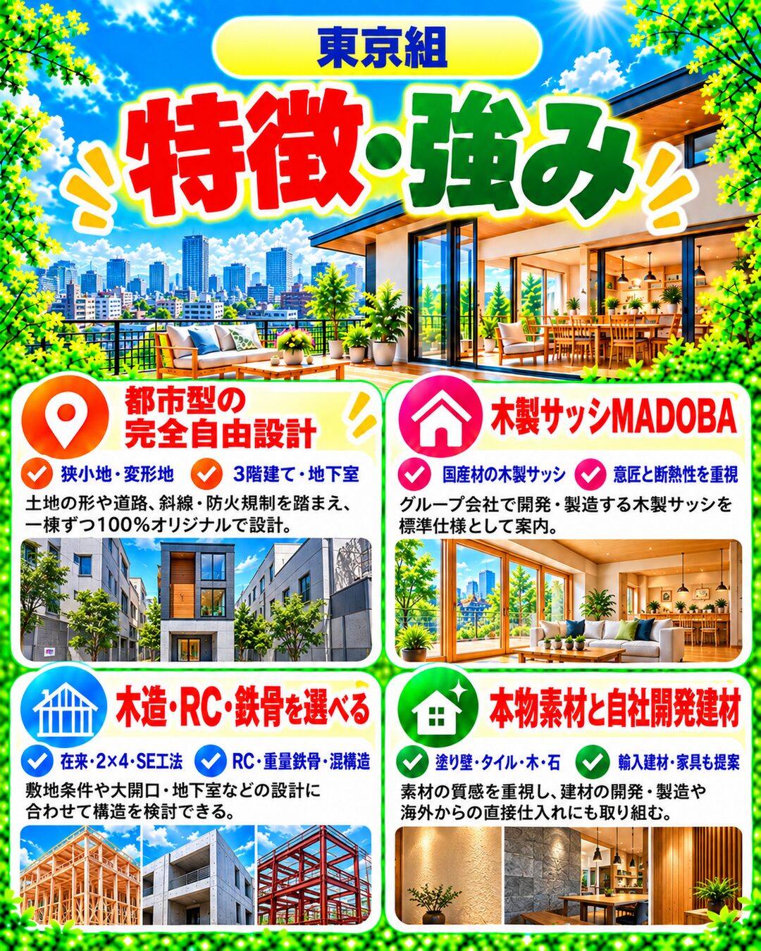 東京組の特徴・強み
