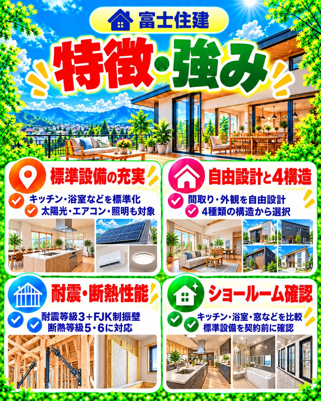 富士住建の特徴・強み