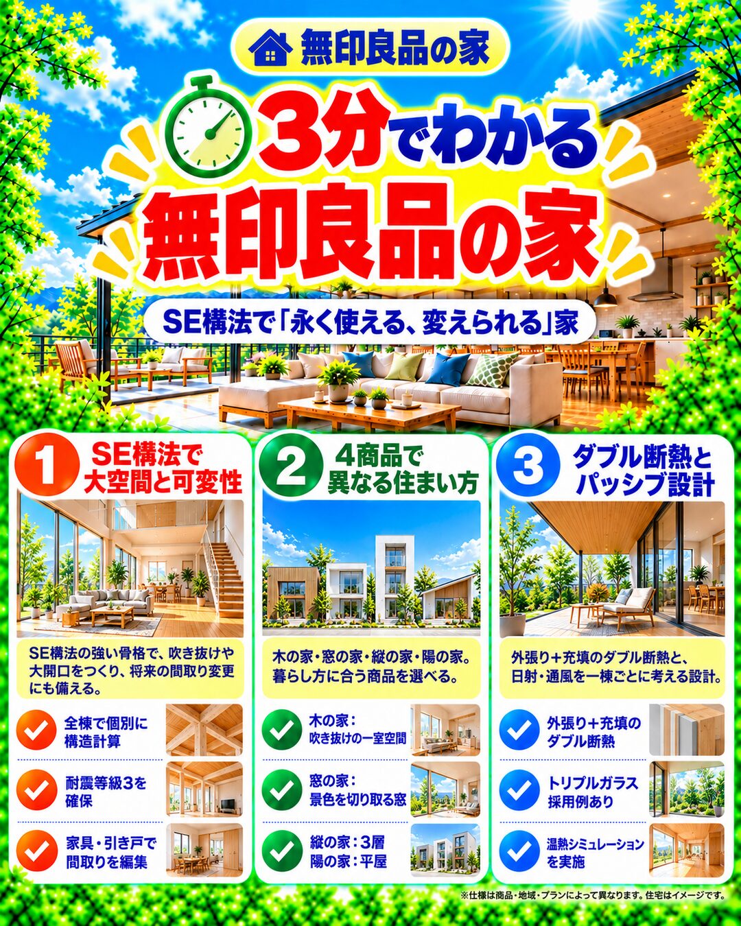 無印良品の家が3分でわかる宅建士講座