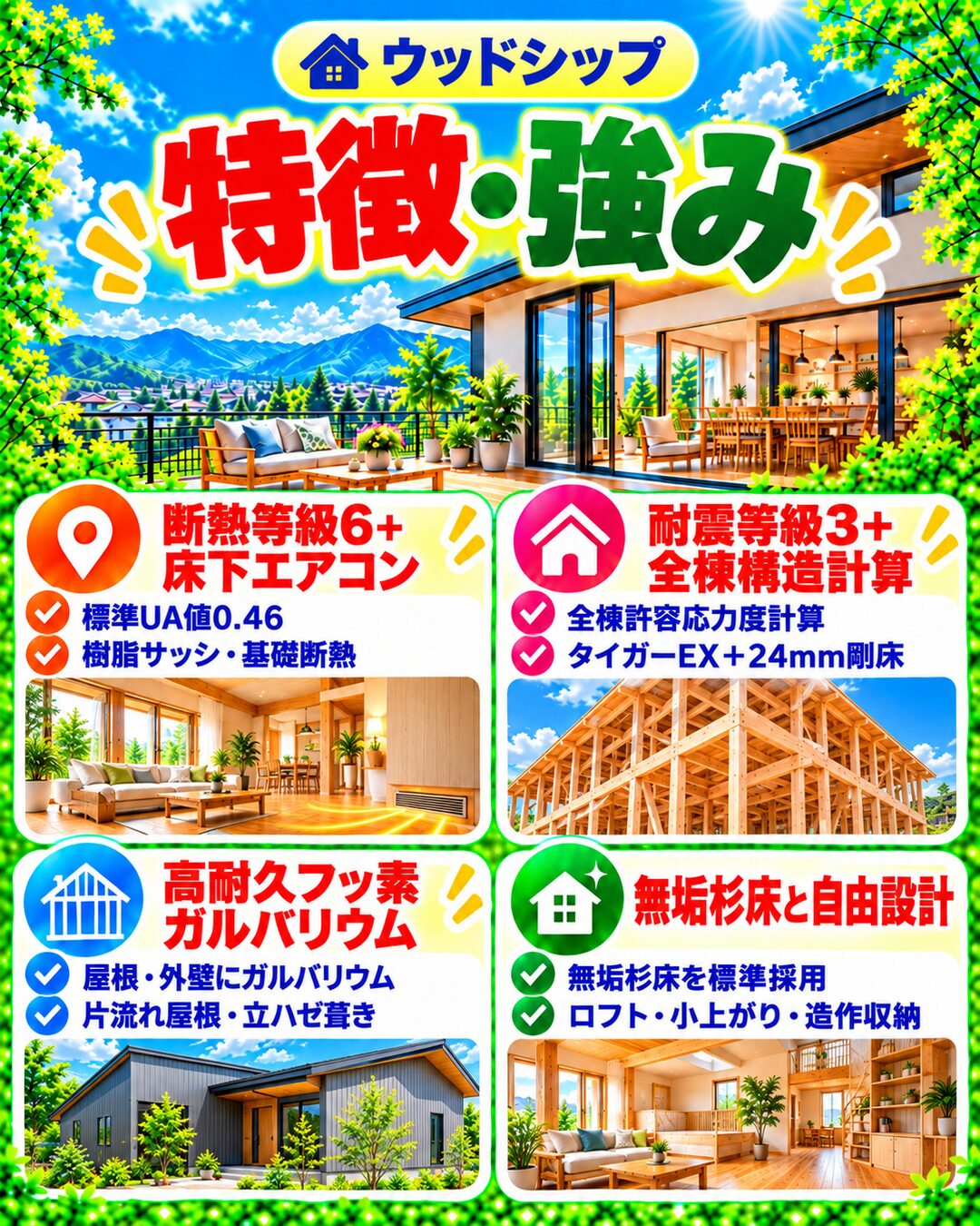 ウッドシップの特徴・強み