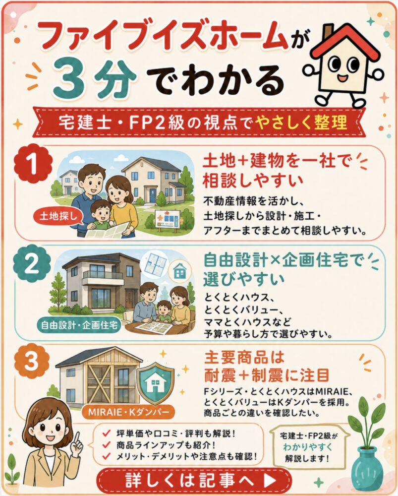 ファイブイズホームが3分でわかる宅建士講座