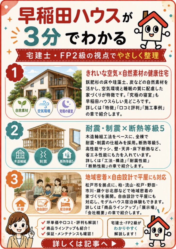 早稲田ハウスが3分でわかる宅建士講座