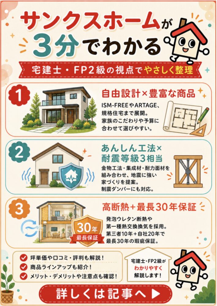 サンクスホームが3分でわかる宅建士講座