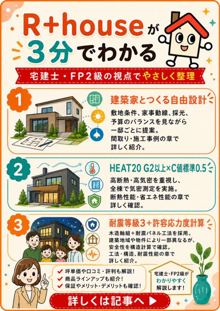 R+house-アールプラスハウスが3分でわかる宅建士講座