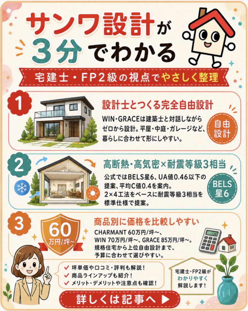 サンワ設計が3分でわかる宅建士講座