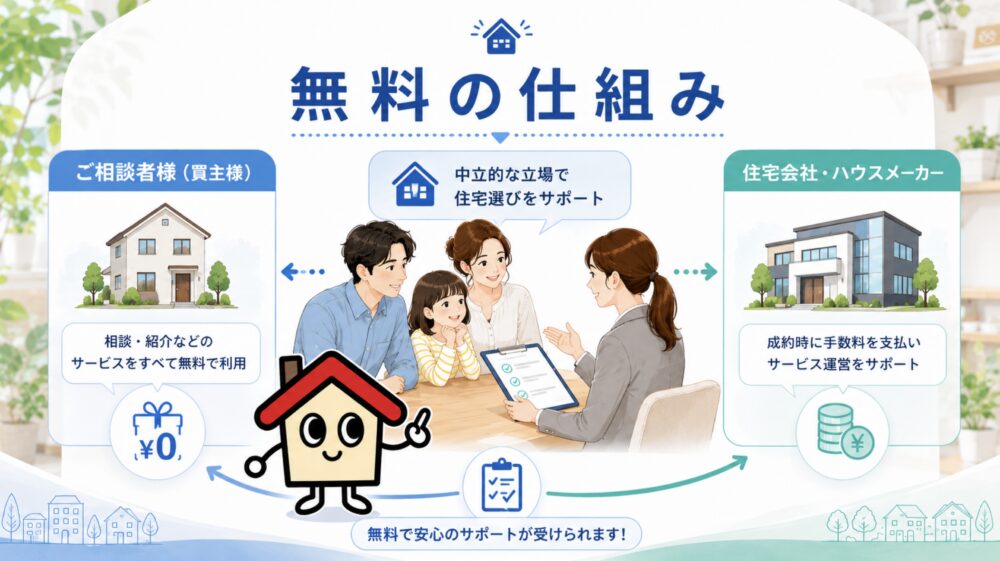 どうして無料なの？無料の仕組みLIFULL HOME'S住まいの窓口とスーモカウンター比較