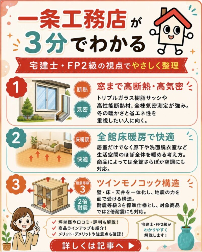 一条工務店が3分でわかる宅建士講座