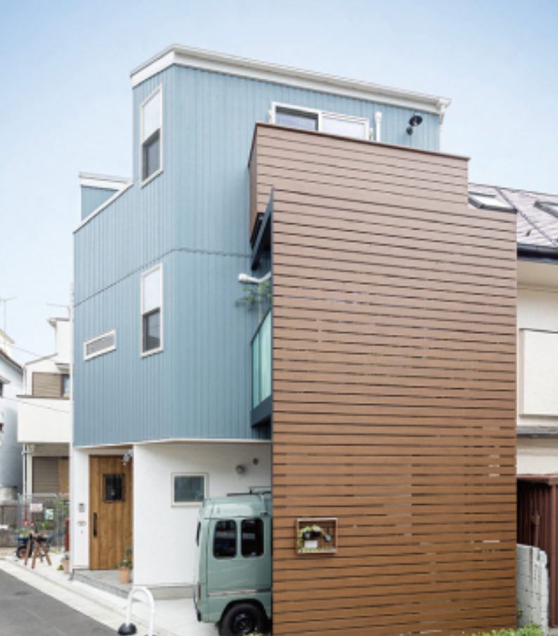 丸山工務店の都市型住宅外観施工事例
