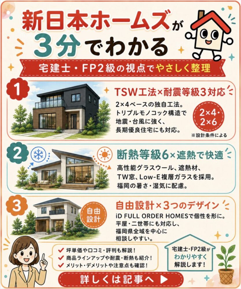 新日本ホームズが3分でわかる宅建士講座