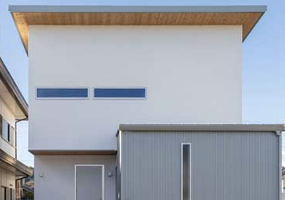 石原建築のシンプルモダンな住宅外観施工事例