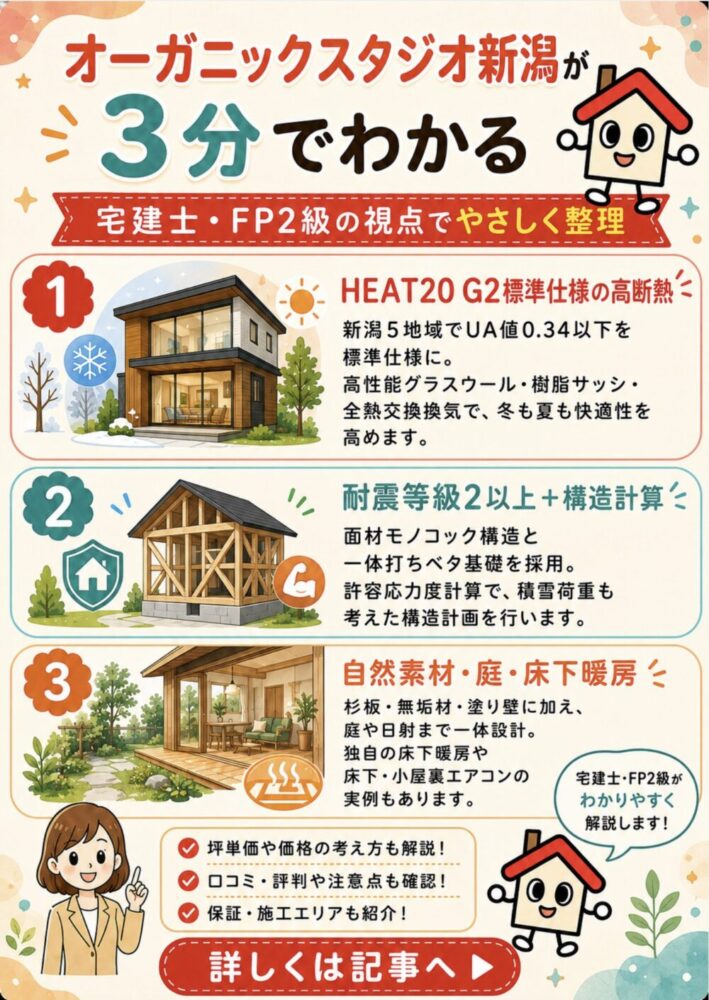 オーガニックスタジオ新潟が3分でわかる宅建士講座