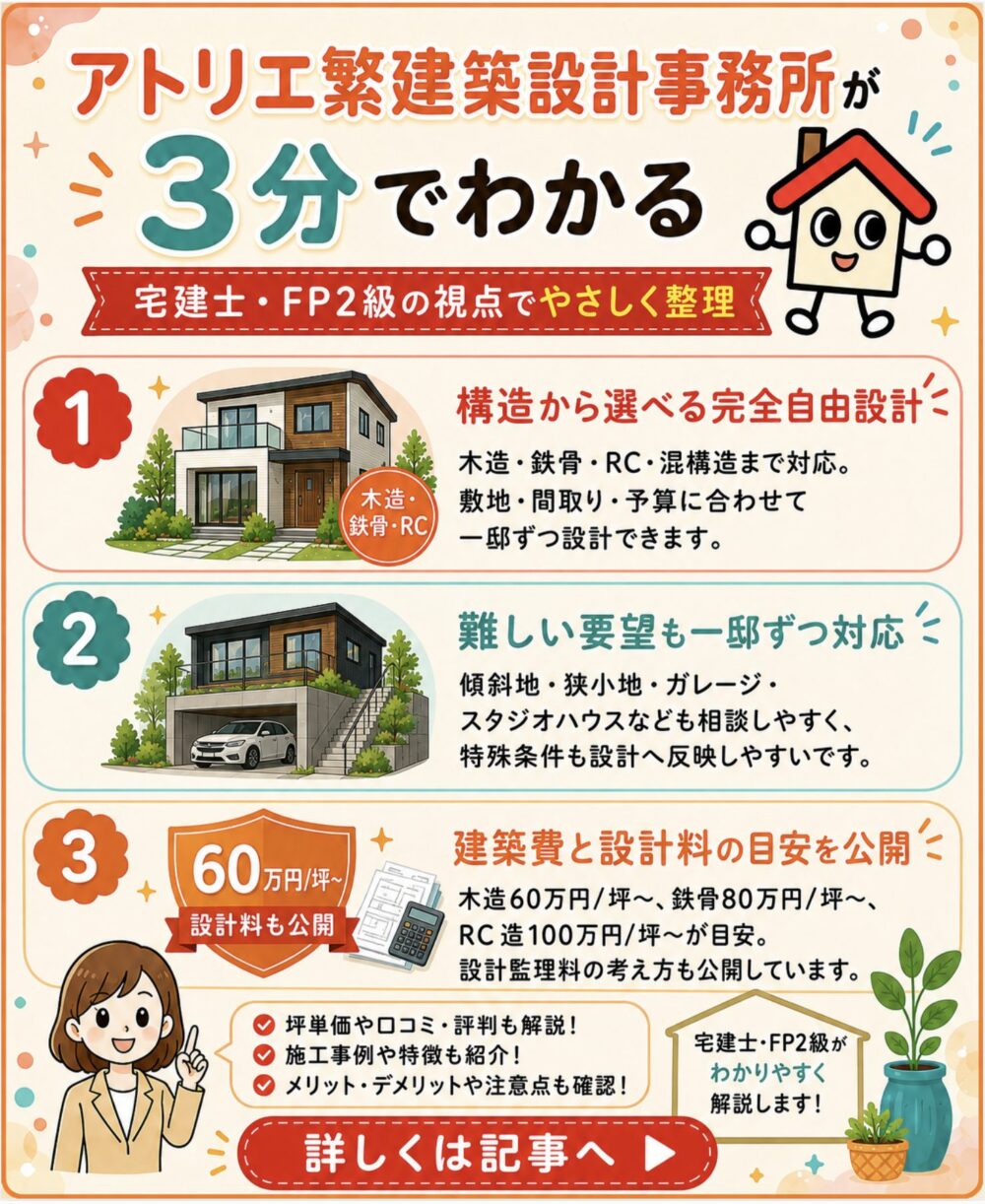 アトリエ繁建築設計事務所が3分でわかる宅建士講座