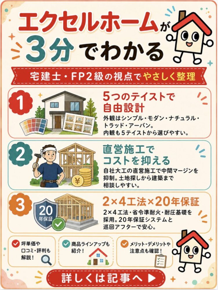 エクセルホームが3分でわかる宅建士講座