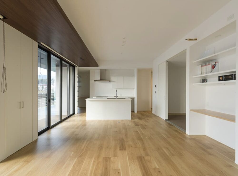 NATURAL STUDIOの大開口LDK施工事例