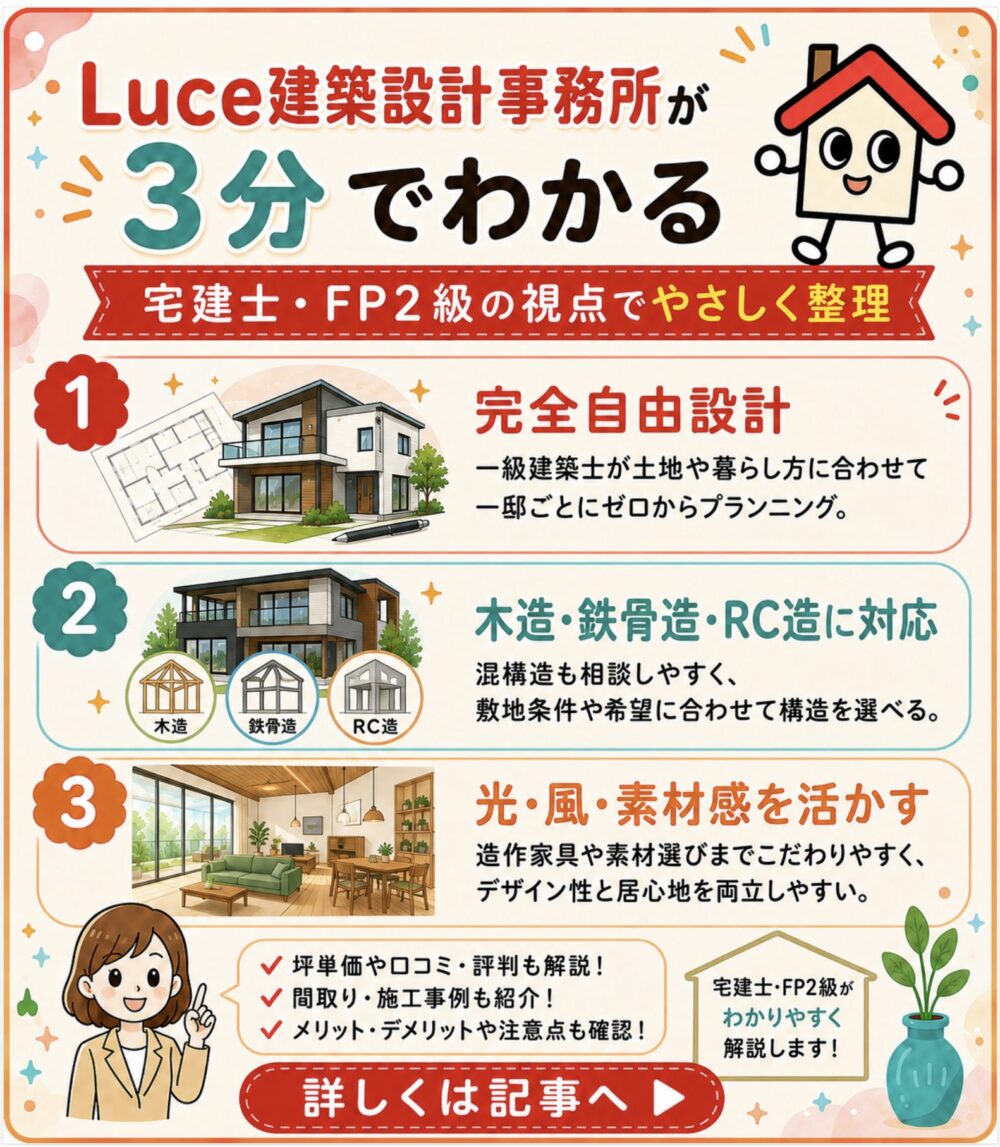 Luce建築設計事務所が3分でわかる宅建士講座