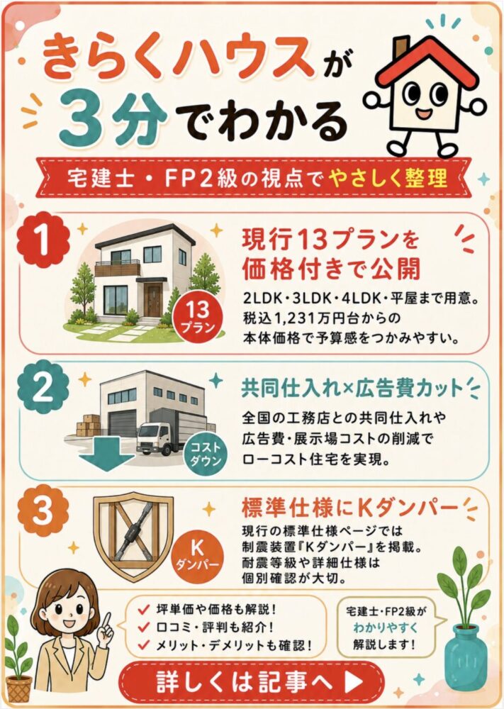 きらくハウスが3分でわかる宅建士講座
