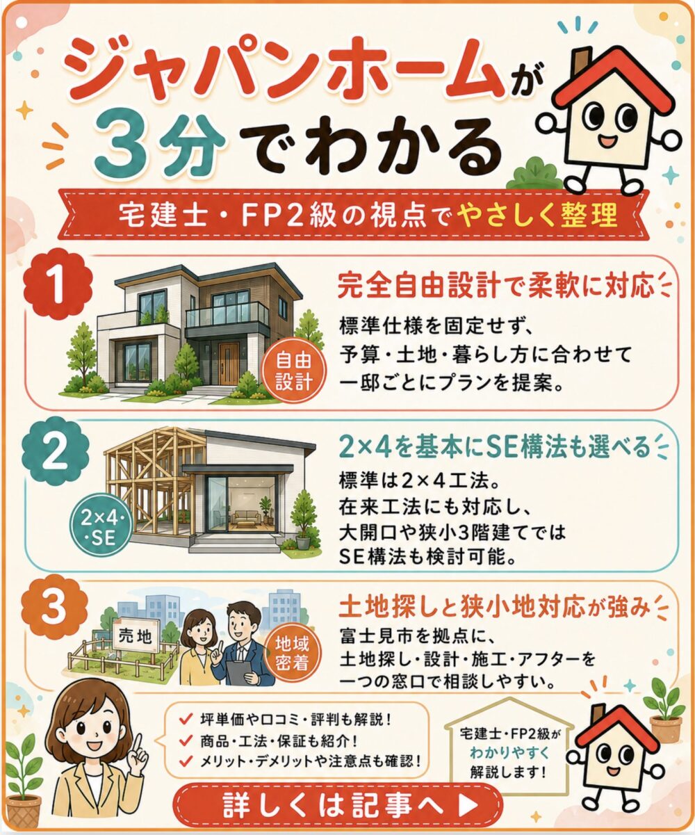 ジャパンホームが3分でわかる宅建士講座
