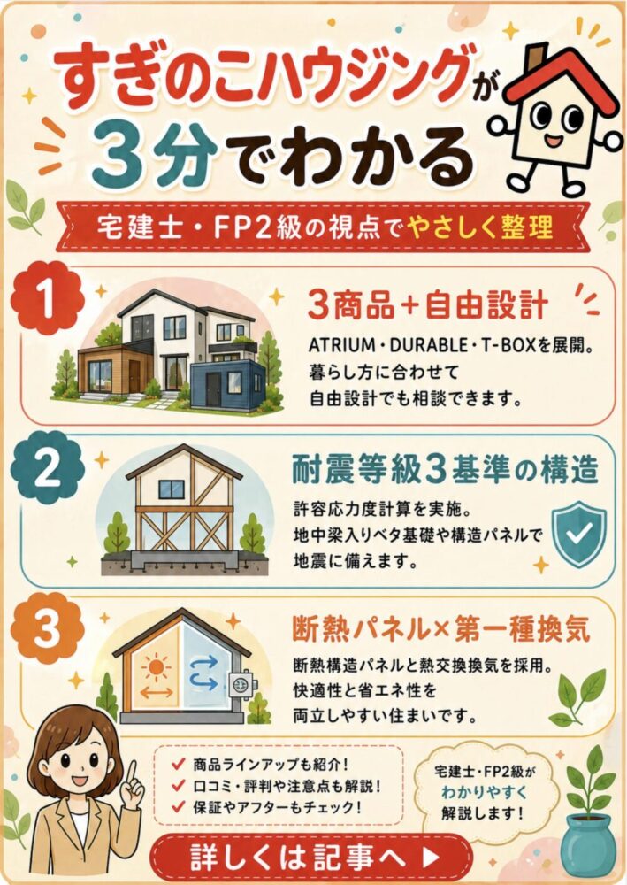 すぎのこハウジングが3分でわかる宅建士講座