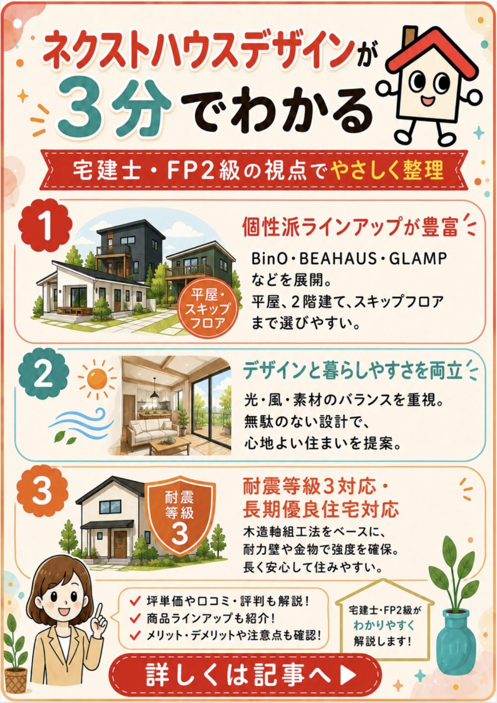 ネクストハウスデザインが3分でわかる宅建士講座