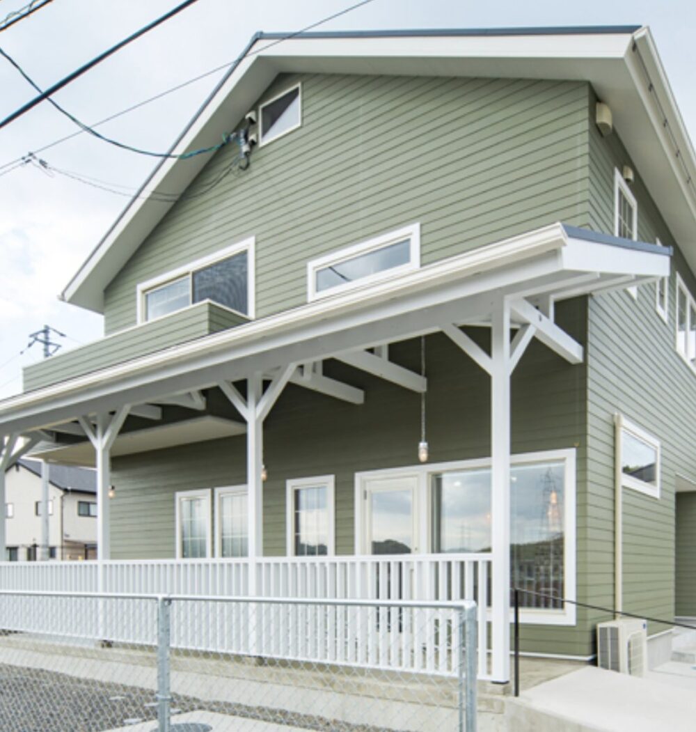 樹創家-きづくりやの施工事例　輸入住宅のような外観