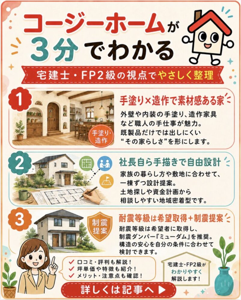 コージーホームが3分でわかる宅建士講座