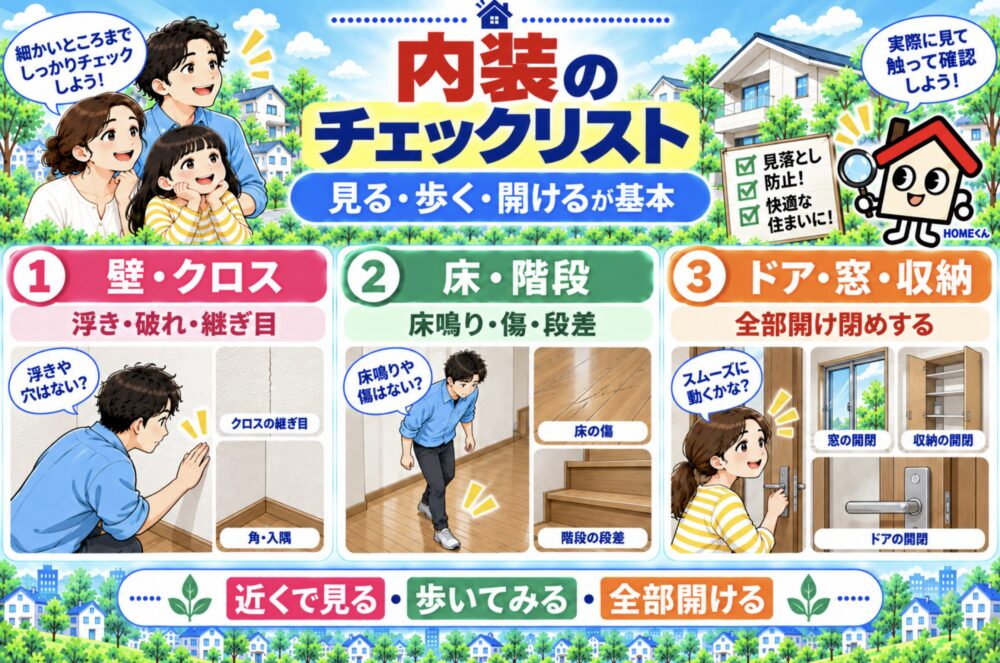 内装｜施主検査（内覧会）チェックリスト