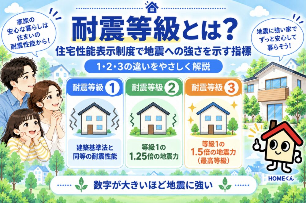 耐震等級とは？住宅性能表示制度で地震への強さを示す指標