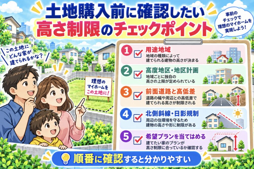 土地購入前に確認したい高さ制限のチェックポイント